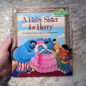 Sesame Street 'A Baby Sister for Herry' Book